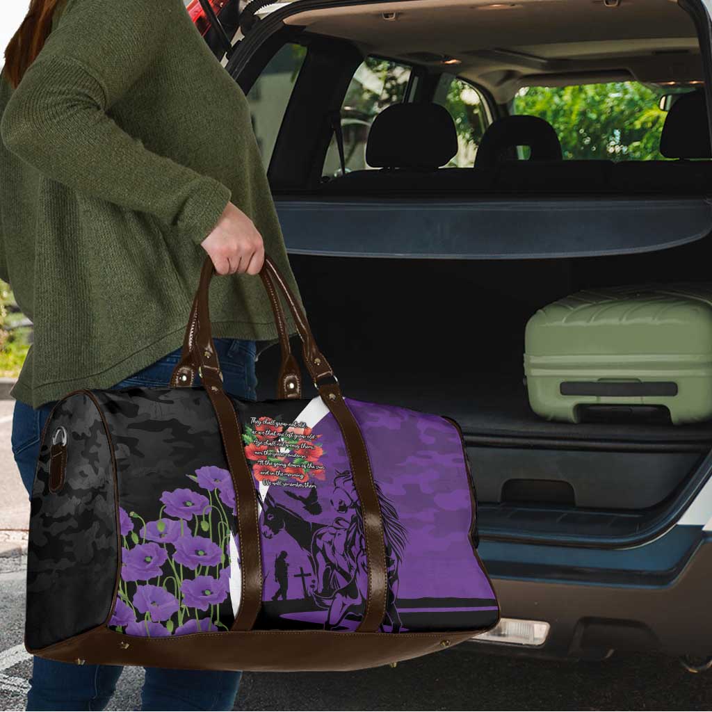 Australia ANZAC Day Travel Bag Animals of War - Lest We Forget