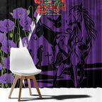 Australia ANZAC Day Window Curtain Animals of War - Lest We Forget