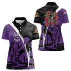 Australia ANZAC Day Women Polo Shirt Animals of War - Lest We Forget