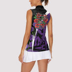 Australia ANZAC Day Women Sleeveless Polo Shirt Animals of War - Lest We Forget