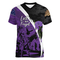 Australia ANZAC Day Women V-Neck T-Shirt Animals of War - Lest We Forget