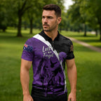 Australia ANZAC Day Zipper Polo Shirt Animals of War - Lest We Forget