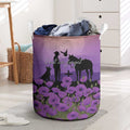 Australia ANZAC Animal Heroes Laundry Basket Purple Poppies