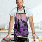 Australia ANZAC Animal Heroes Apron Purple Poppies