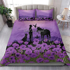 Australia ANZAC Animal Heroes Bedding Set Purple Poppies