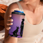 Australia ANZAC Animal Heroes 4 in 1 Can Cooler Tumbler Purple Poppies