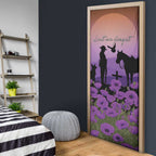 Australia ANZAC Animal Heroes Door Cover Purple Poppies