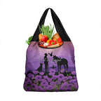 Australia ANZAC Animal Heroes Grocery Bag Purple Poppies