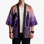 Australia ANZAC Animal Heroes Kimono Purple Poppies