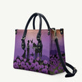 Australia ANZAC Animal Heroes Leather Bag Purple Poppies