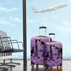 Australia ANZAC Animal Heroes Luggage Cover Purple Poppies