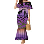 Australia ANZAC Animal Heroes Mermaid Dress Purple Poppies