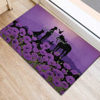 Australia ANZAC Animal Heroes Rubber Doormat Purple Poppies