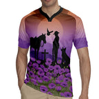 Australia ANZAC Animal Heroes Rugby Jersey Purple Poppies