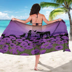 Australia ANZAC Animal Heroes Sarong Purple Poppies
