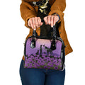 Australia ANZAC Animal Heroes Shoulder Handbag Purple Poppies