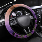 Australia ANZAC Animal Heroes Steering Wheel Cover Purple Poppies