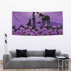 Australia ANZAC Animal Heroes Tapestry Purple Poppies
