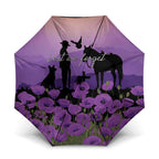 Australia ANZAC Animal Heroes Umbrella Purple Poppies