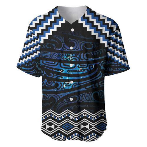 New Zealand Matariki Baseball Jersey Galaxy Styled Taniko