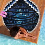 New Zealand Matariki Beach Blanket Galaxy Styled Taniko