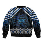 New Zealand Matariki Bomber Jacket Galaxy Styled Taniko