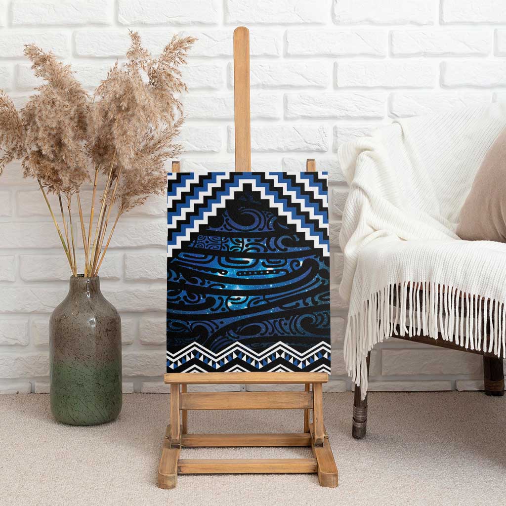 New Zealand Matariki Canvas Wall Art Galaxy Styled Taniko