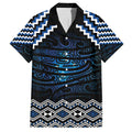 New Zealand Matariki Hawaiian Shirt Galaxy Styled Taniko
