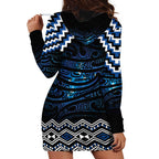 New Zealand Matariki Hoodie Dress Galaxy Styled Taniko