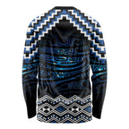 New Zealand Matariki Long Sleeve Shirt Galaxy Styled Taniko