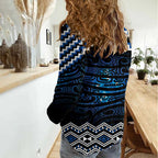 New Zealand Matariki Women Casual Shirt Galaxy Styled Taniko