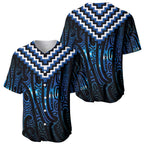 New Zealand Matariki Baseball Jersey Galaxy Poutama Motifs