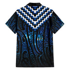 New Zealand Matariki Hawaiian Shirt Galaxy Poutama Motifs