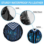 New Zealand Matariki Spare Tire Cover Galaxy Poutama Motifs