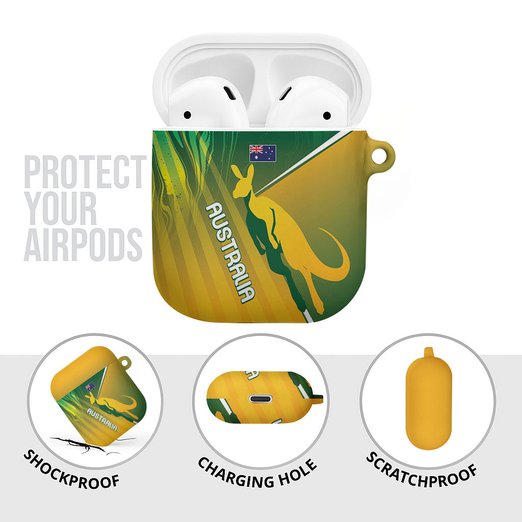 Australia Rugby Rivals AirPods Case Modern Motif