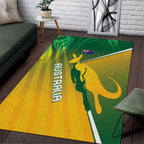 Australia Rugby Rivals Area Rug Modern Motif