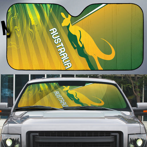 Australia Rugby Rivals Auto Sun Shade Modern Motif