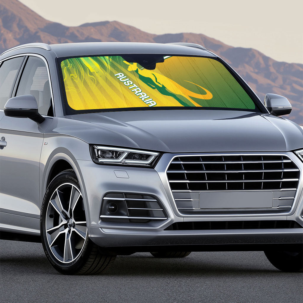 Australia Rugby Rivals Auto Sun Shade Modern Motif