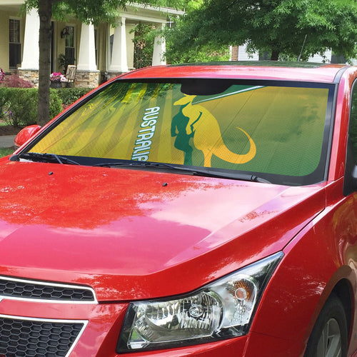 Australia Rugby Rivals Auto Sun Shade Modern Motif