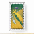 Australia Rugby Rivals Baby Bed Cover Modern Motif