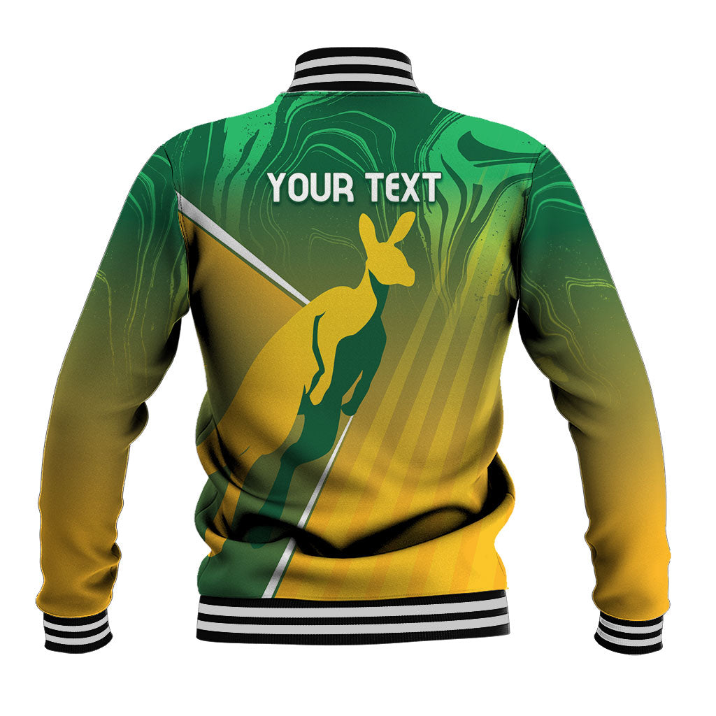 Australia Rugby Rivals Personalised Baseball Jacket Modern Motif