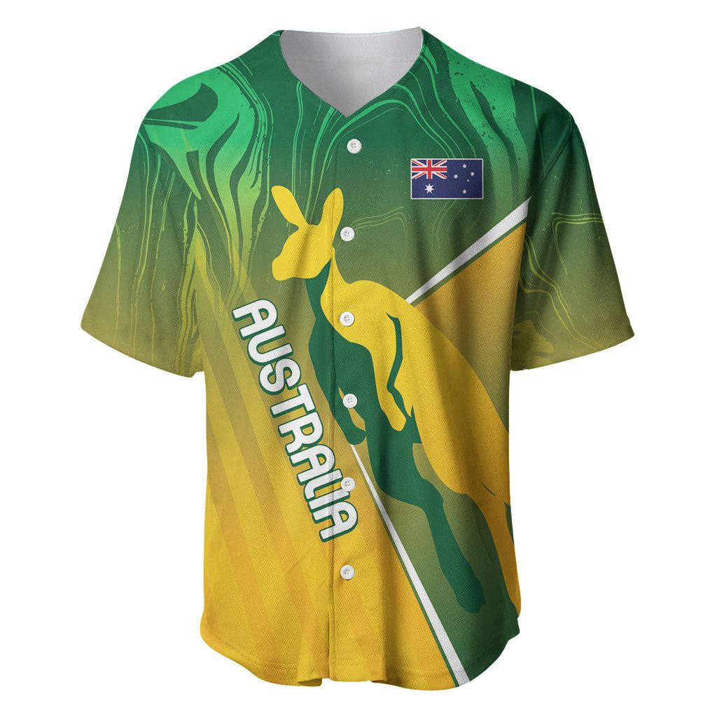 Australia Rugby Rivals Personalised Baseball Jersey Modern Motif