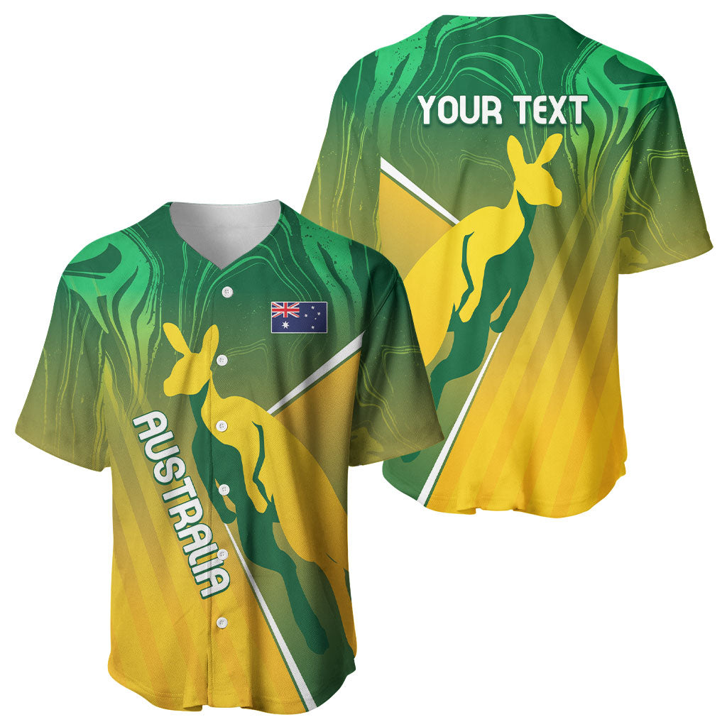 Australia Rugby Rivals Personalised Baseball Jersey Modern Motif