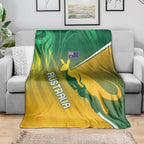 Australia Rugby Rivals Blanket Modern Motif