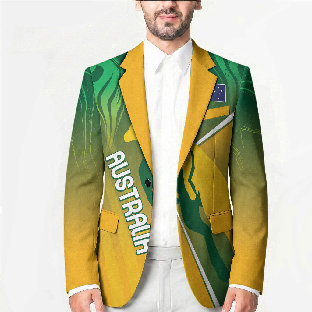 Australia Rugby Rivals Personalised Blazer Modern Motif