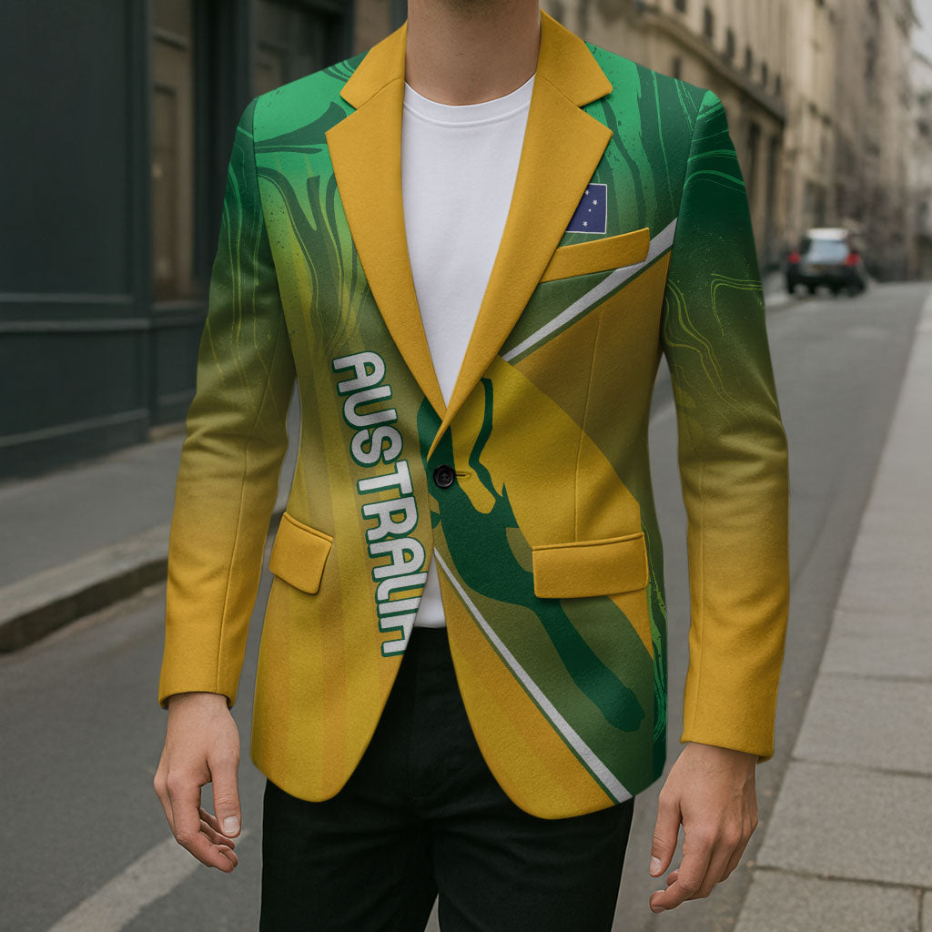 Australia Rugby Rivals Personalised Blazer Modern Motif