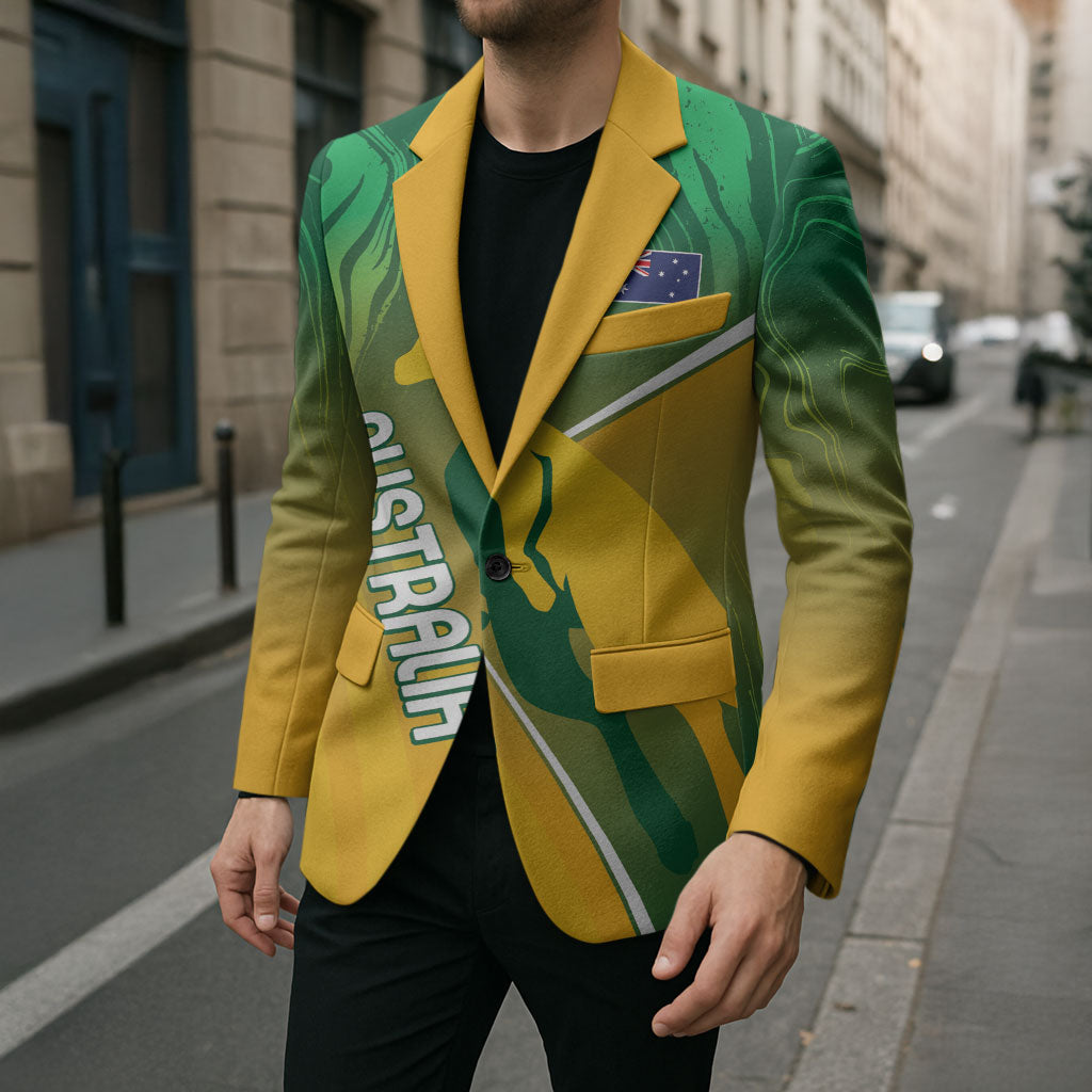 Australia Rugby Rivals Personalised Blazer Modern Motif
