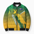 Australia Rugby Rivals Personalised Bomber Puffer Jacket Modern Motif