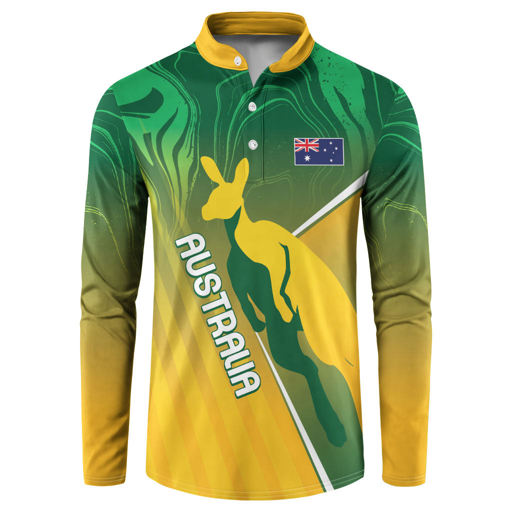 Australia Rugby Rivals Personalised Button Sweatshirt Modern Motif