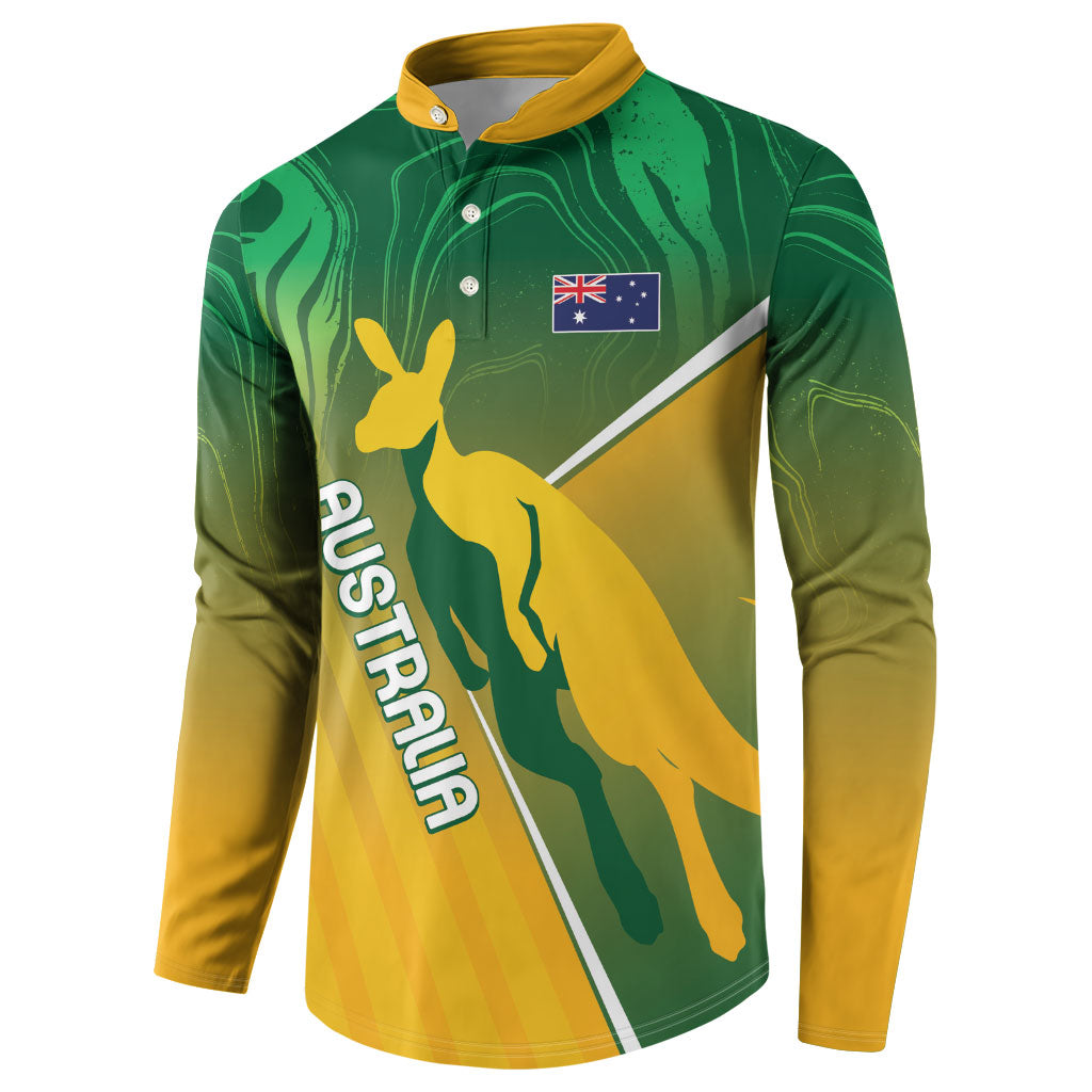 Australia Rugby Rivals Personalised Button Sweatshirt Modern Motif
